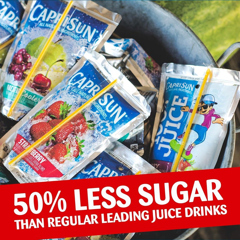 Capri-Sun Capri Sun Roarin' Waters Fruit Punch - Ready-to-Drink Juice Pouches (10 Count) - Image 4