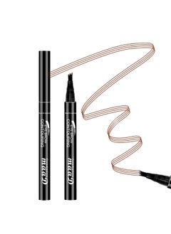 Eyebrow Tattoo Pen Waterproof Microblading Eyebrow Pencil with a MicroFork Tip Applicator Creates Daily Natural Brows Makeup Effortlessly