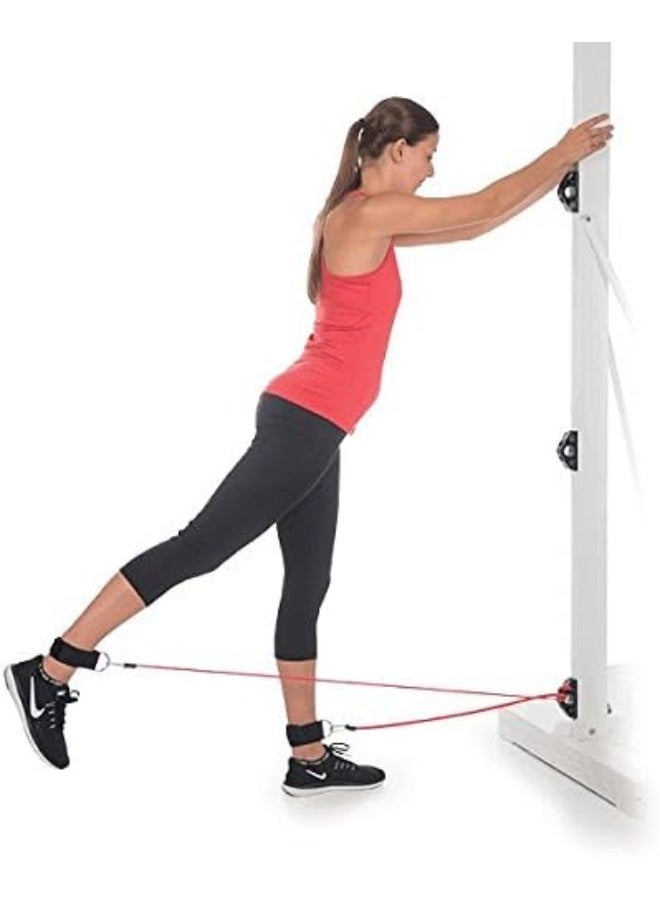 OPTP Resistance Band Wall Anchors by Bob and Brad: Space Saving Wall Mount Clips for Home Gym Workouts | for Strength Training, Fitness, and Physical Therapy Exercise - Image 2