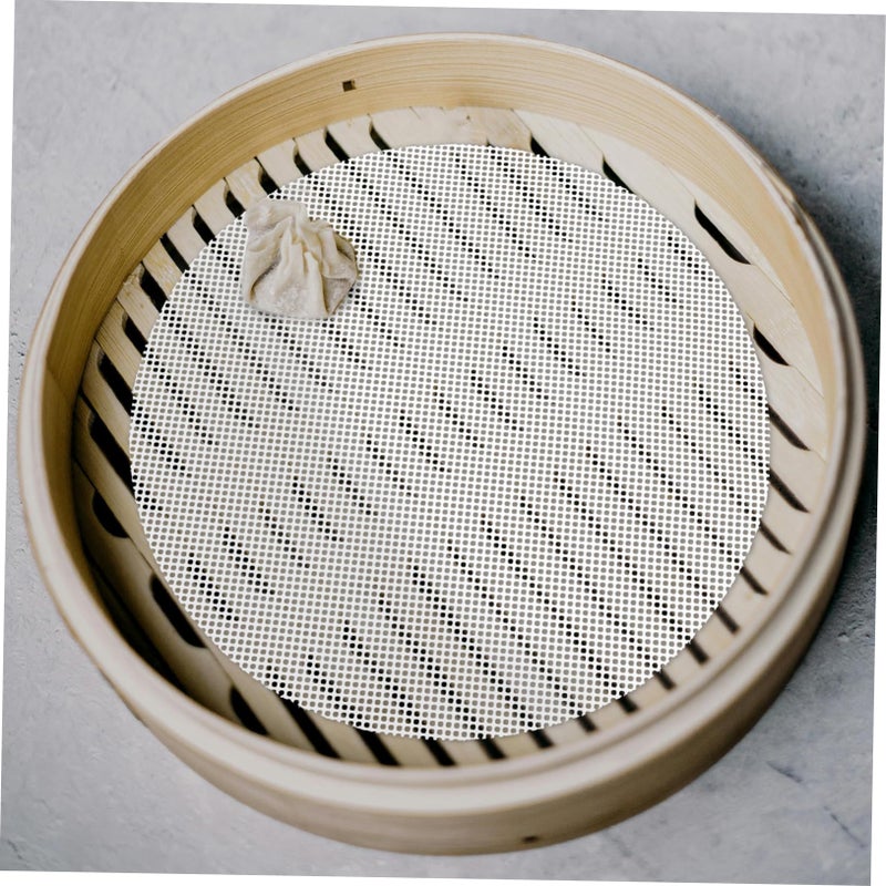 5Pcs Reusable Silicone Steamer Mats Non Stick Pads For Dumplings Baking Pastry - Image 4
