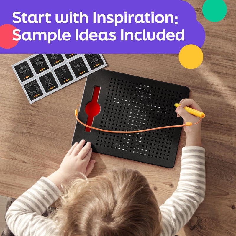 AYNAT FUN Magnetic Drawing Board for Toddlers & Kids - Toddler Doodle & Sketch Toys, Includes Magnet Stylus Pen and Beads for Girls & Boys, Travel & Car Ride Activities - Image 5