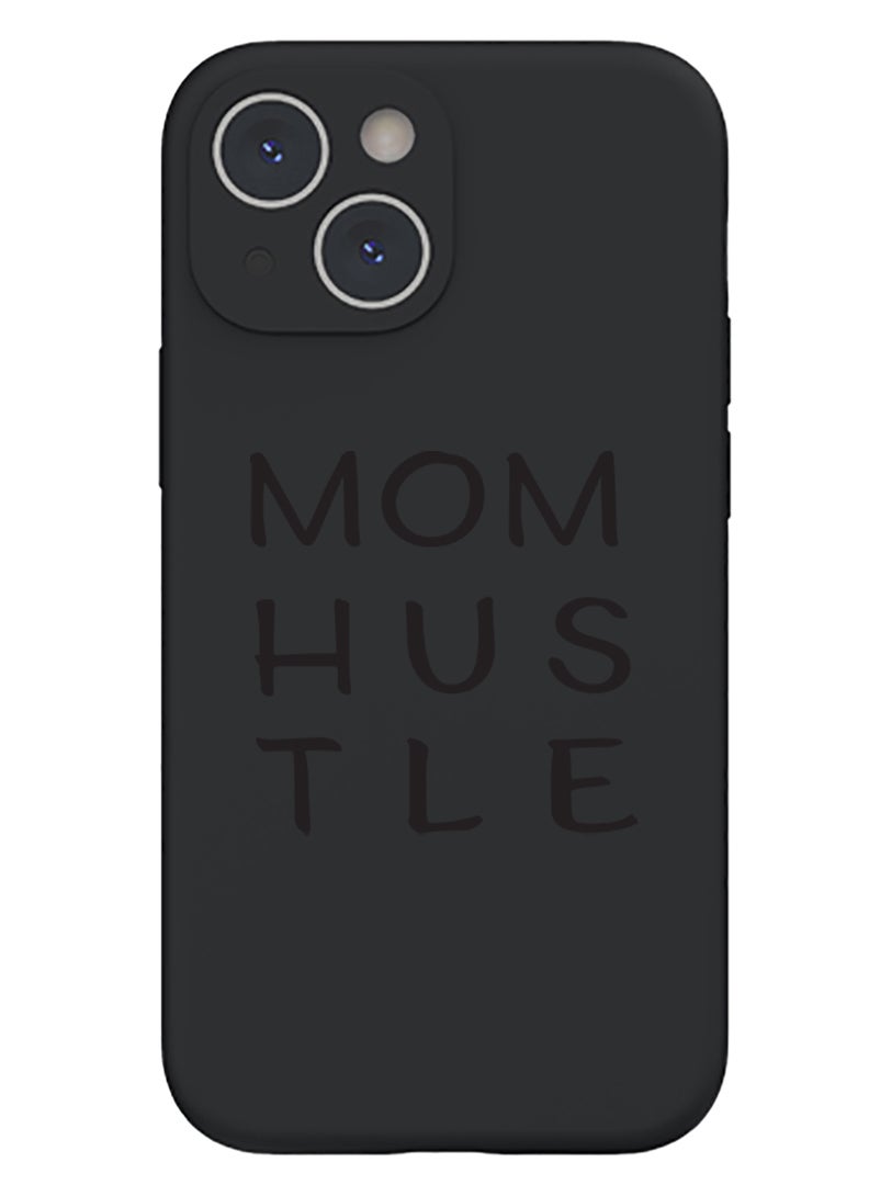 Theodor Protective Slim Fit Case Liquid Silicone Cover with Full Body Protection Anti-Scratch Shockproof Case For iPhone 15 Plus Black - Mom Hustle - Image 1