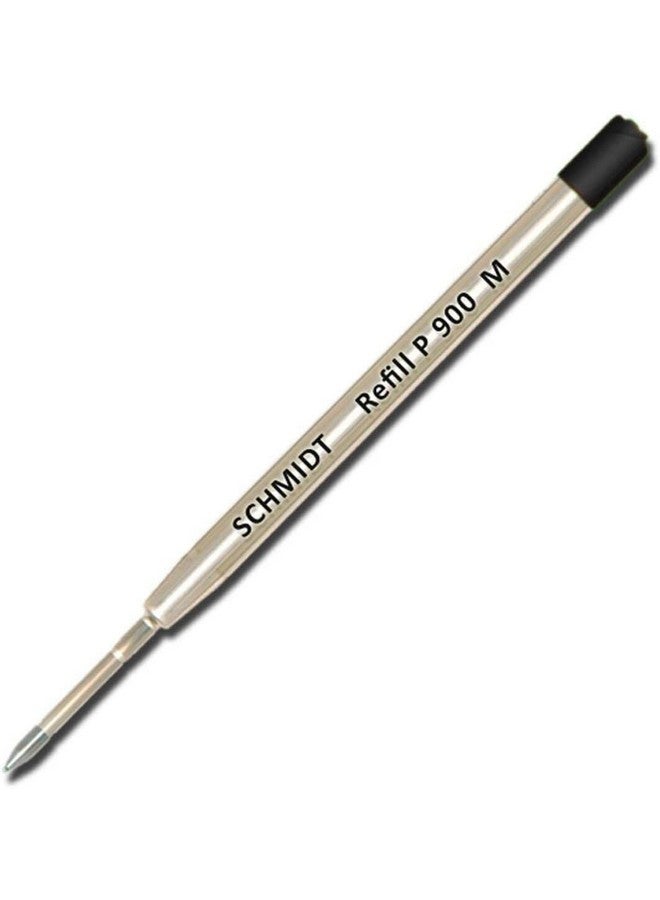 شميت عبوة من 4 قطع - حبر جاف - حبر أسود متوسط الحجم من طراز Schmidt P900 Parker Style - Image 1