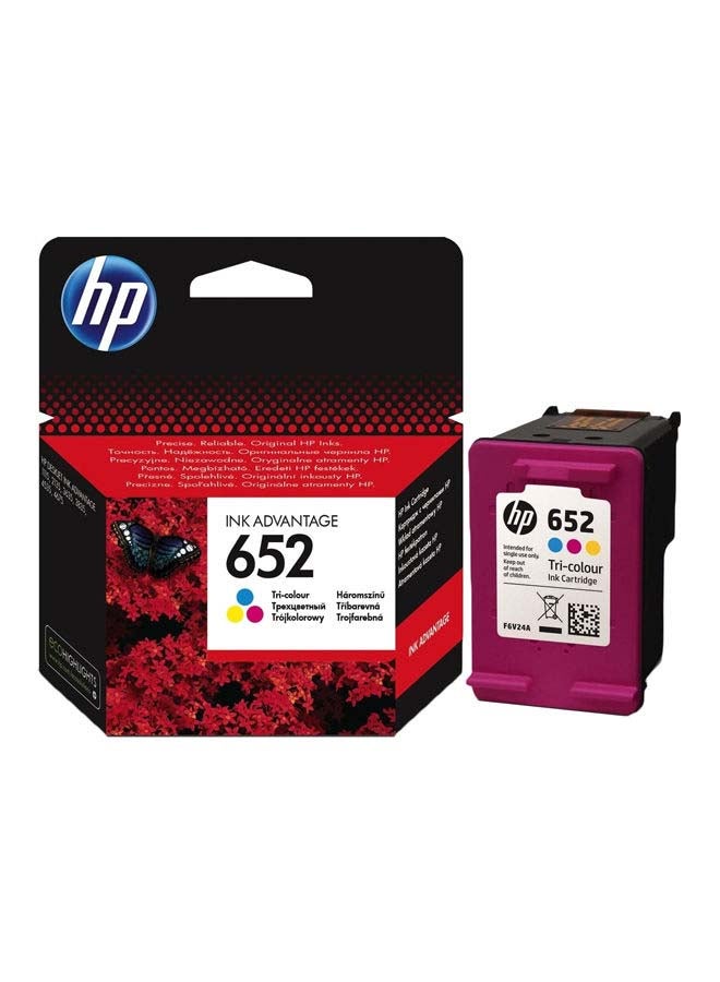 HP خرطوشة حبر أدفانتدج أصلية موديل 652 F6V24AE متعدد الألوان - Image 1