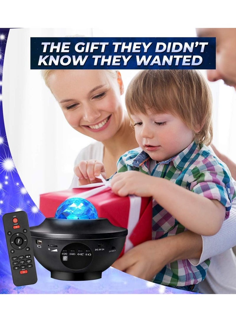 Star lighting device with speakers to play music, black - Image 5