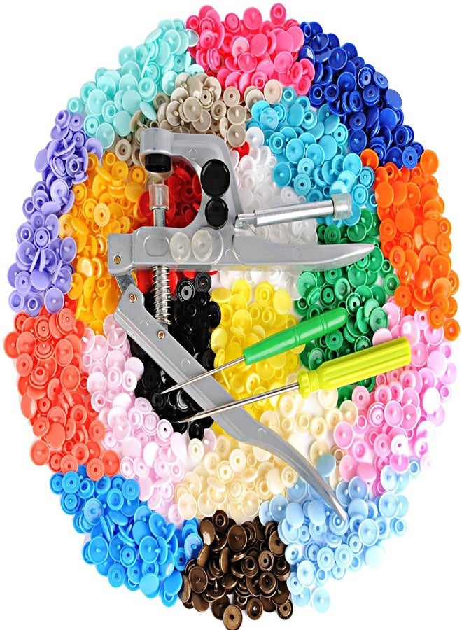 LIHAO Snap Pliers and 300 T5 Snaps Buttons for DIY Crafts - Image 1