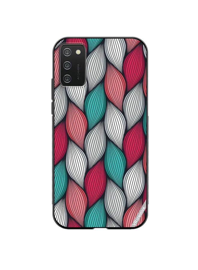 VR CREATIVE Protective Case Cover For Samsung Galaxy A02s Abstract Design Multicolour - Image 1