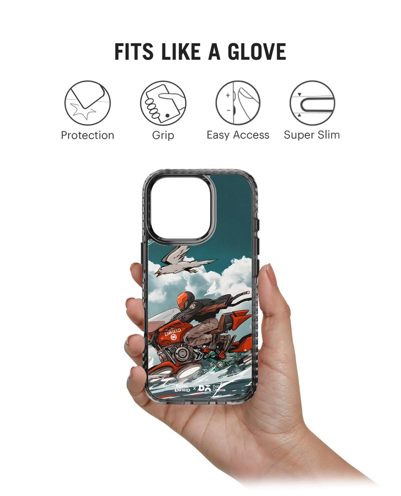 DailyObjects Freedom Life Freedom Ride Stride 2.0 Magnetic Case Cover Compatible with iPhone 16 Pro Max | Wireless Charging Slim Back Cover | 2 Layer Edge Protection & Shockproof - Image 2