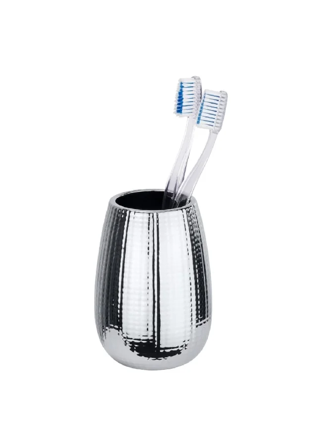 Wenko Dakar Chrome Plated High Quality Bathroom Tumbler Silver 11.6 x 8.3 cm 22011100