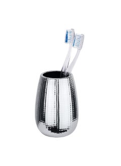 Wenko Dakar Chrome Plated High Quality Bathroom Tumbler Silver 11.6 x 8.3 cm 22011100  - Image 2