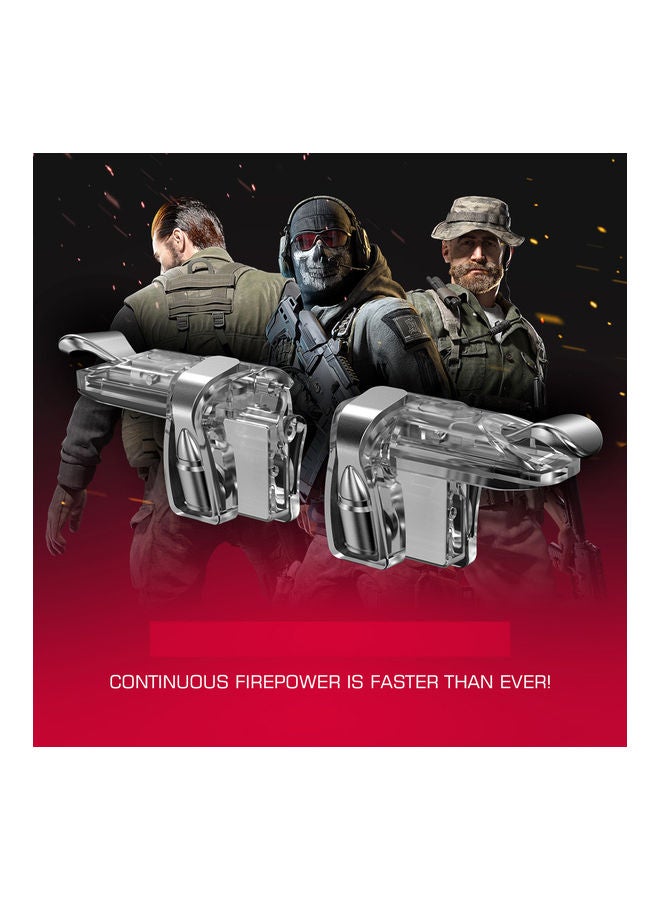 Black Tiger PUBG Button Shooter Controller for All Mobile Phones Games Gaming Trigger for Daily Use Home Travel Gift for Gamers - Image 2