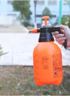 Vitacelli Garden spray bottle Garden watering 2L Water Spray Bottle for Car Wash Pneumatic Automatic Sprayer Orange Bottle Watering Pot Garden Sprinkler plant growth  - Image 1
