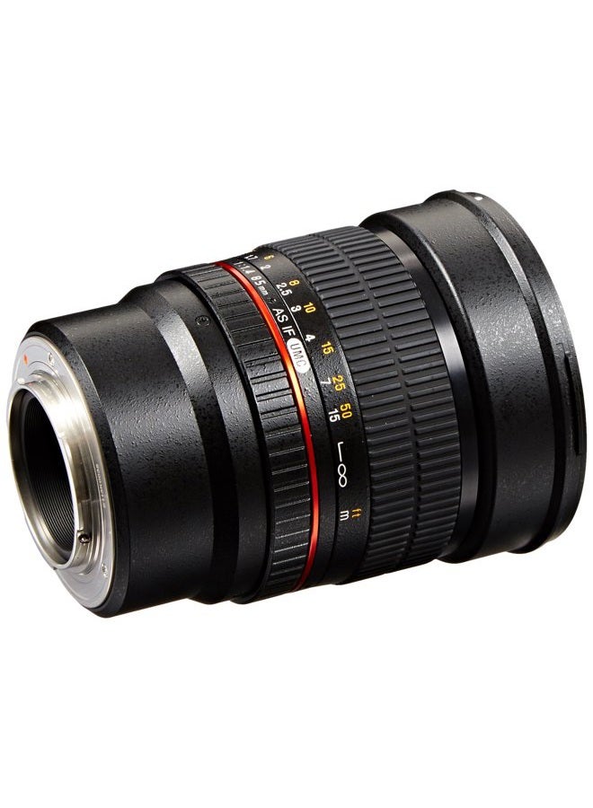 Samyang عدسة ثابتة ساميانغ SY85M-MFT 85 مم F1.4 واسعة للغاية بتركيب مايكرو فور ثيردز لأجهزة تصوير أوليمبوس/باناسونيك مايكرو 4/3 - Image 2