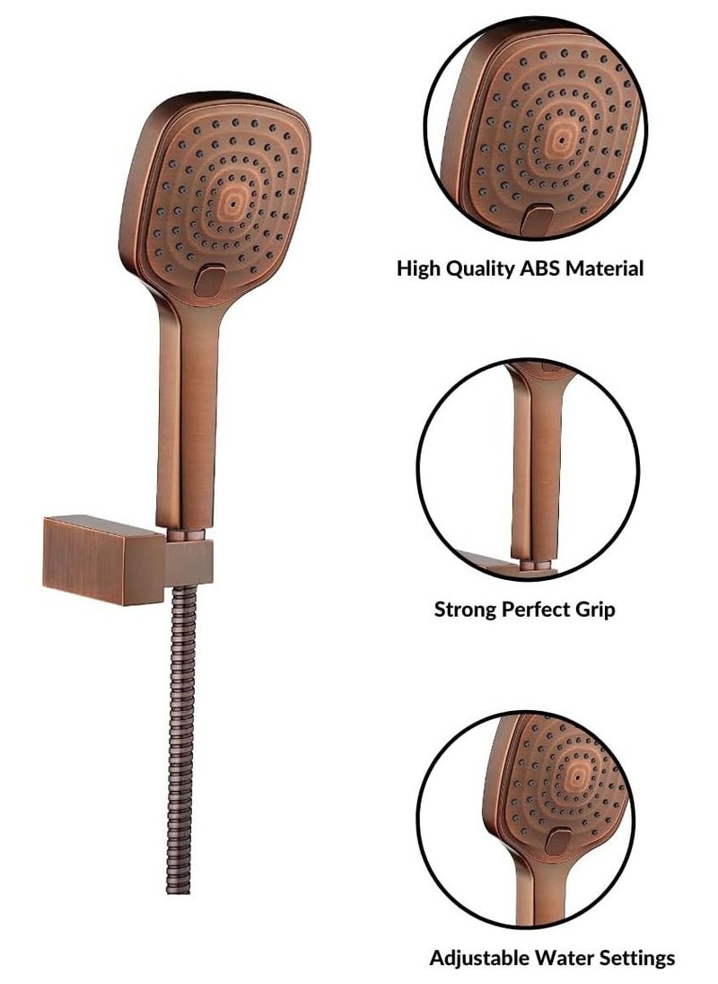 HESANIT - HESANIT Infinity Bathroom Hand Shower With Pipe 150cm And Fittings - Oil Rubbed Bronze 7002HS ORB - Image 1