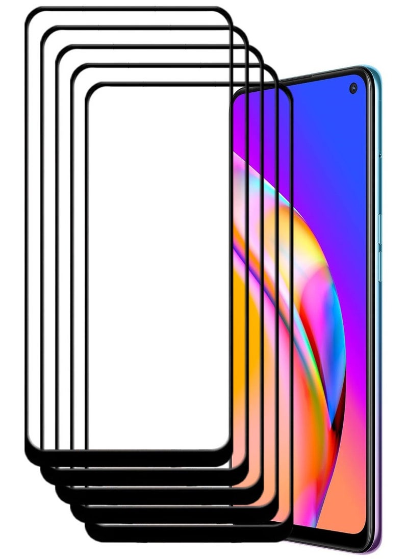 ACLIX 5 Pieces Antistatic ESD Dustproof Premium Quality High Definition Tempered Glass Screen Protector Designed For Oppo A94 5G - Image 1
