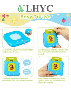 ULHYC Talking Flash Cards Kids Toddler Flash Cards with 112 Sight Words Montessori Toys Autism Sensory Toys Speech Therapy Toys Learning Educational Toys Gifts  - Image 5