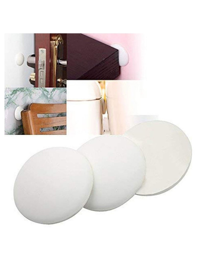 Door Stopper Wall Protector, 4 Pcs Silicone Door Knob Wall Bumper Guard with Self Adhesive for Protecting Wall, Door Handle, Refrigerator Door - Image 1
