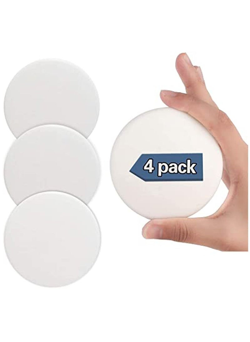 Door Stopper Wall Protector, 4 Pcs Silicone Door Knob Wall Bumper Guard with Self Adhesive for Protecting Wall, Door Handle, Refrigerator Door - Image 2