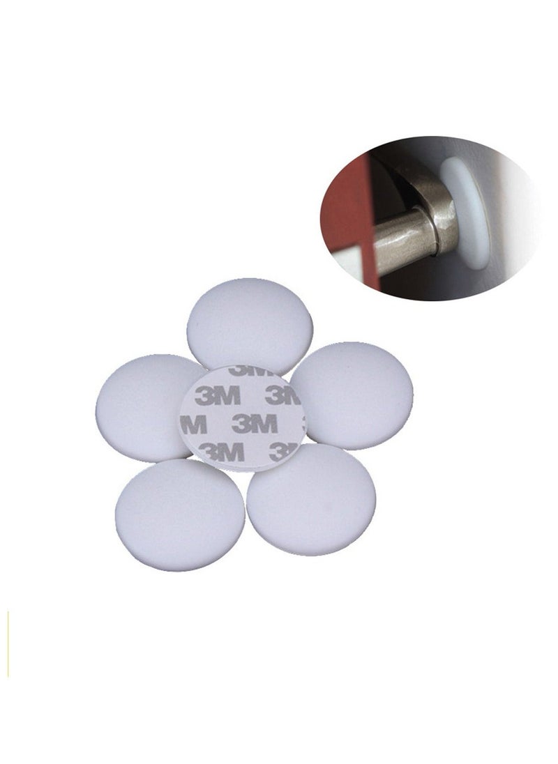 Door Stopper Wall Protector, 4 Pcs Silicone Door Knob Wall Bumper Guard with Self Adhesive for Protecting Wall, Door Handle, Refrigerator Door - Image 5