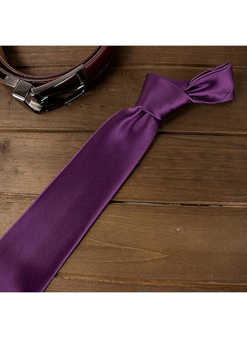 Trenderrs Men's Satin Tie and Handkerchief Set Men's Tie  - Image 1