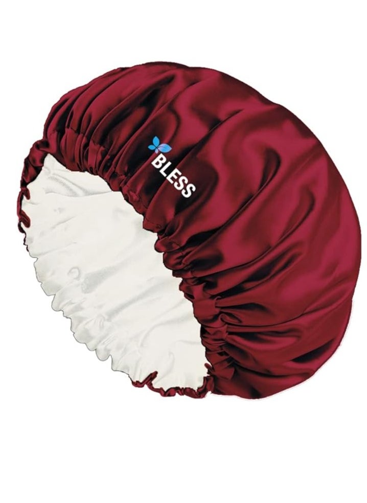 Maroon Satin bonnet - Hair Beauty - pzsku/ZB99EEC978E0331E6E44DZ/45/_/1721055388/40bfdf92-5d18-4276-a36d-c672b16693e0