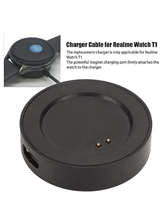 Watch Replacement for Realme Watch T1, 3.3FT USB Charging Dock Charger Cable Cord, and Fast Charging, Small and Light Design - Image 3