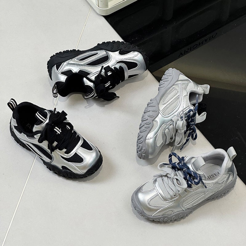 2025 Children'S Shoes Breathable Mesh Girls' Shoes German Training Shoes Running Shoes Boys Dirt Resistant Casual Shoes Student Edition - Image 3