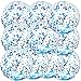 Civaner 10 Pcs Inflatable Glitter Beach Balls 16 Inch Large Sparkly Confetti Pool Balls Clear Blow up Balloon Toys for Wedding Baby Shower Birthday 2026 New Year Party DecorationBlueGlitter - Image 4