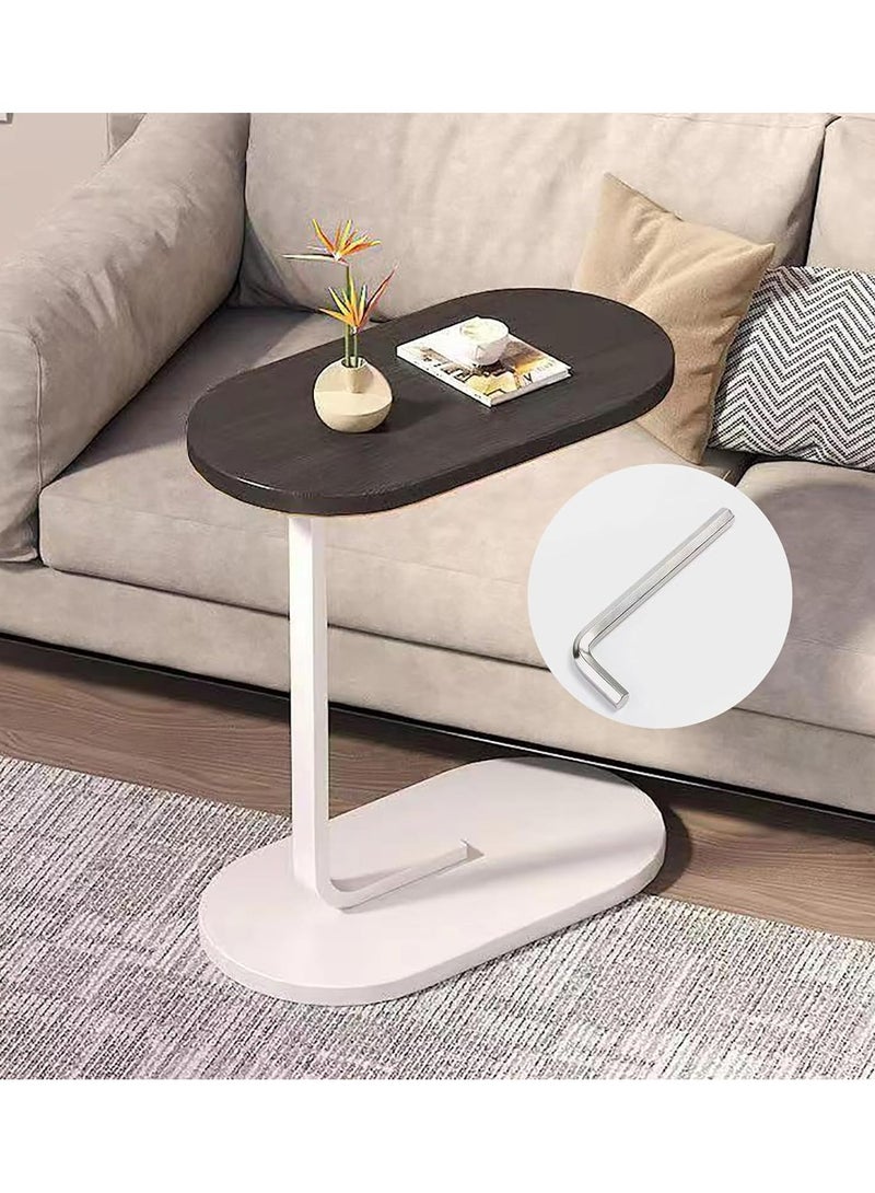 DubaiGallery طاولة جانبية بسيطة وعصرية لطاولة قهوة بيضاوية لتصميم الأرضيات الخشبية في الأثاث المنزلي - Image 2