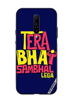 Protective Case Cover For OnePlus 7 Pro Tera Bhai Sambhal Lega Hindi Quots Design Multicolour