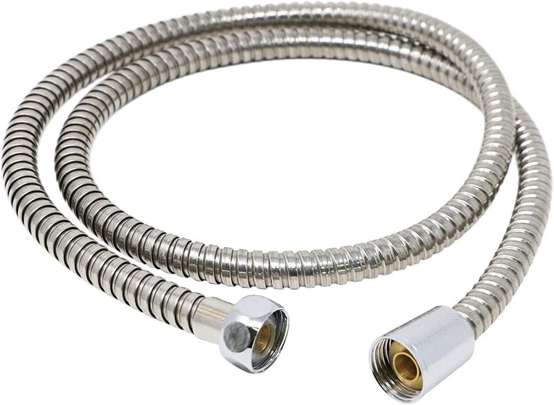 شفافة حمام خارجية متعدد الشكل ولون (خرطوم مياه شattaf,120 سم,Chrome)) - Image 1