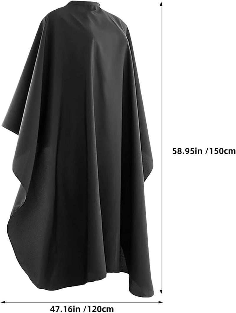 3pcs Waterproof Haircut Barber Capes with Snap Closure, 120x150cm Hairdressing Styling Cloaks for Salon Clients Adults Men and Women Hair Dye Protection - Image 2