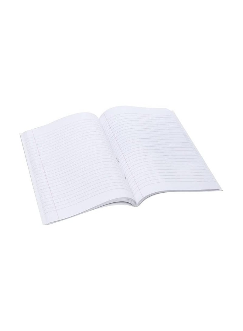 High quality stapled lined note book 80 sheets - Multicolour - Image 4