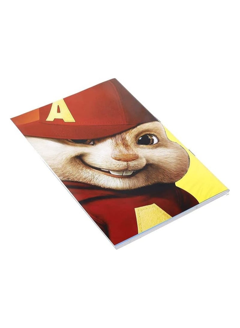 High quality stapled lined note book 80 sheets - Multicolour - Image 2