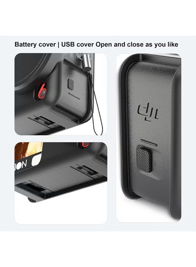 Silicone Case for DJI Action 6, Screen Protectors&Lens Caps Accessories Kit - Image 4