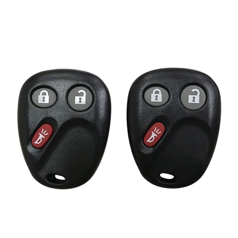 AUTO KEY MAX New Replacement Keyless Remote Key Fob Clicker Fits Envoy Trailblazer With 15051014, 15008008, 15008009 Fccid:MYT3X6898B;by AUTO KEY MAX (PAIR) - Image 3
