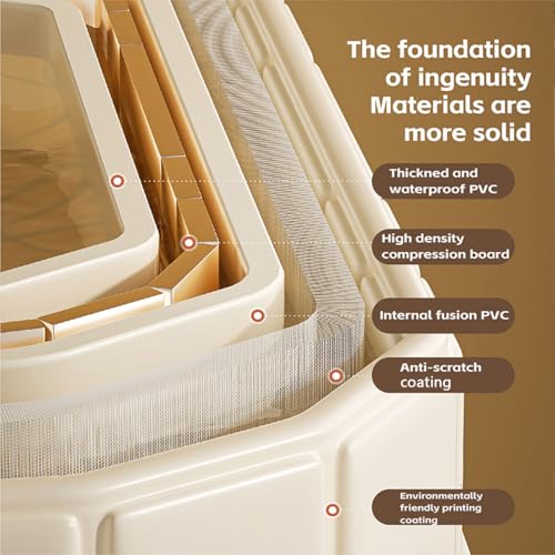 Houtclort Foldable Bathtub for Adult Large 59'in Collapsible tub Portable Bathtub for Bathroom Folding SPA Tub for Shower Stall, Ideal for Small Spaces - Image 3