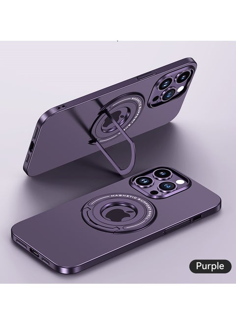 Luxury Magnetic Case For iPhone 13 Pro Max With Mobile Phone Holder Hide Stand Hard Cover
