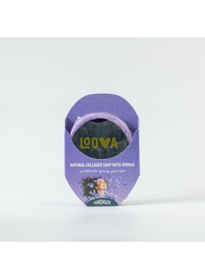 Loova Bath Sponge - Natural Collagen Soap Sponge - Image 1
