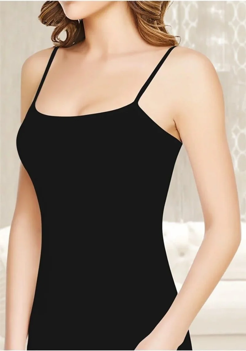 توتكو 0146 Women's Elastane Rope Strap Undershirt 10 Pieces