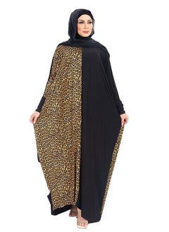 Practical Saudi Jersey  prayer dress with headscarf from zmurud fashion