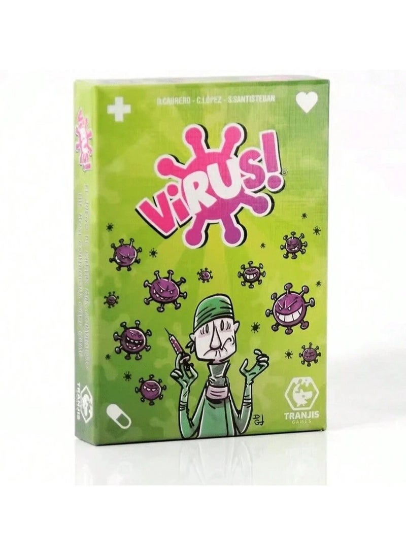 RedMapleTEK Viral Card Game - Fun And interesting Spanish Family Game, Virtual Purple Game  - Image 1