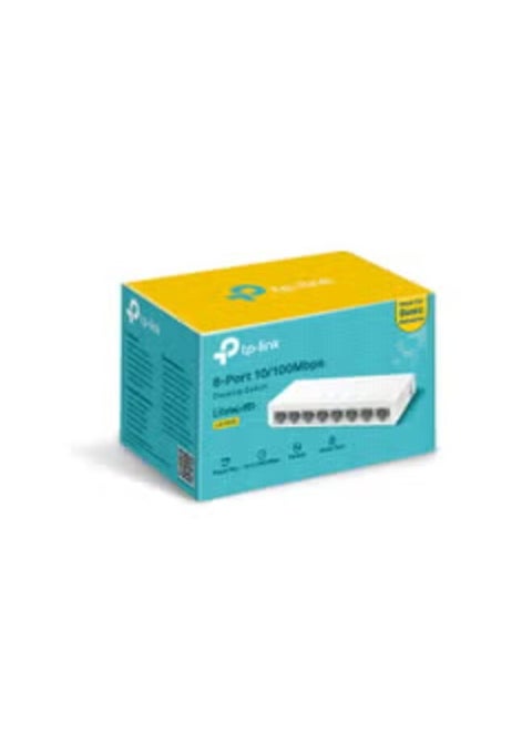 Switch -TP-Link - Desktop , 8- Port 10/100Mbps with LiteWave( LS-1008 )