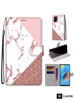 Protective Case Cover For OPPO F19 / A74 4G Coloured Drawing Cross Texture Horizontal Flip PU Leather Case with Holder & Card Slots & Wallet & Lanyard