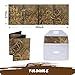 DNDND DND Dungeons Master Screen DNDND Faux Leather 3D Embossed FourPanel with Pockets for DND Dungeons and Dragon Tabletop Game Brass - Image 4