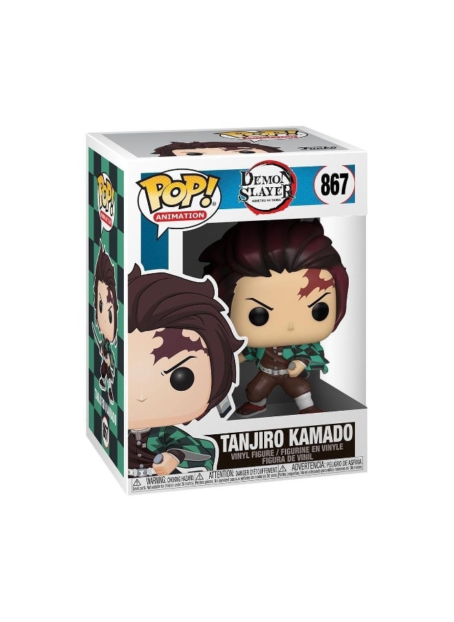 Funko Funko POP! Animation Demon Slayer Tanjiro Kamado Vinyl Figure (25.4 cm)  - Image 1