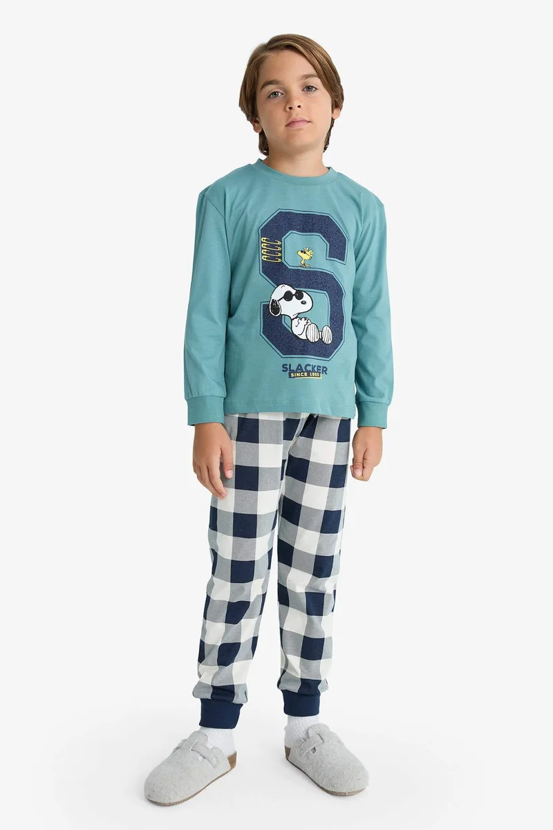 ديفاكتو Boy Snoopy Top Bottoms 2 Piece Pyjamas Set