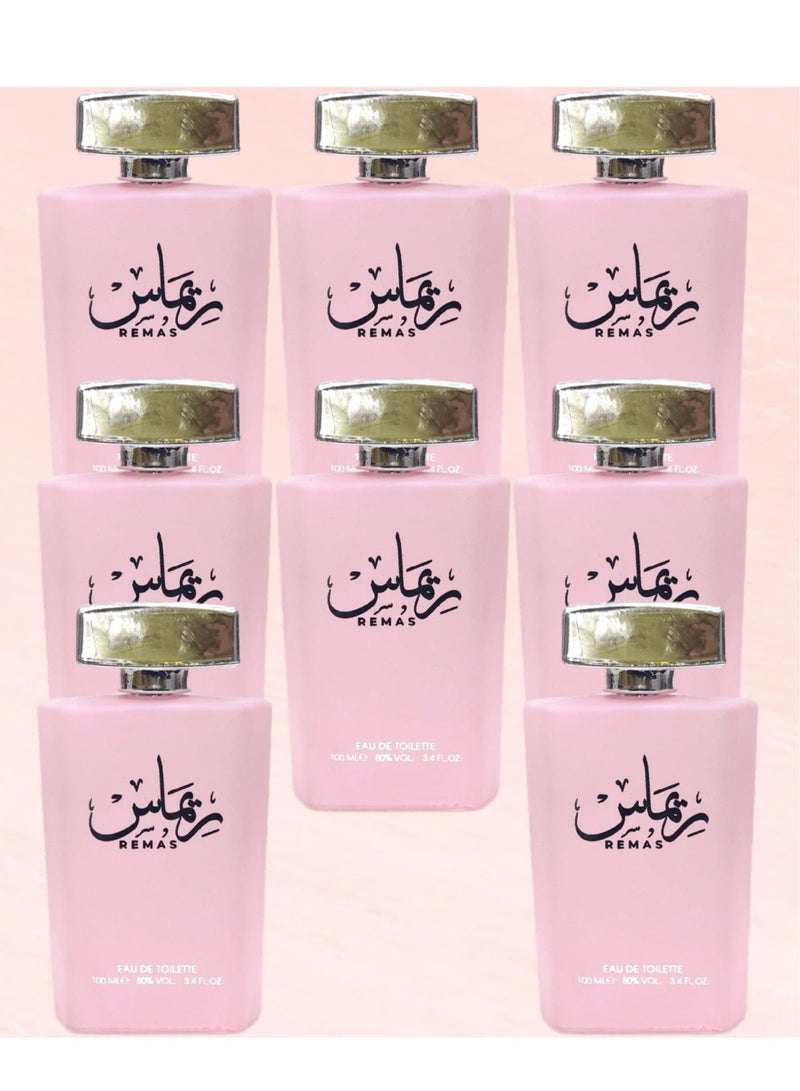 remas 8 Pieces Remas Perfume 100 Ml EDT - Image 1