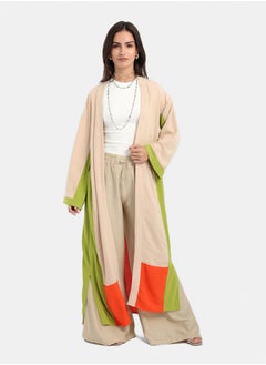 Carina Polyester Tritone Kimono  - Image 1