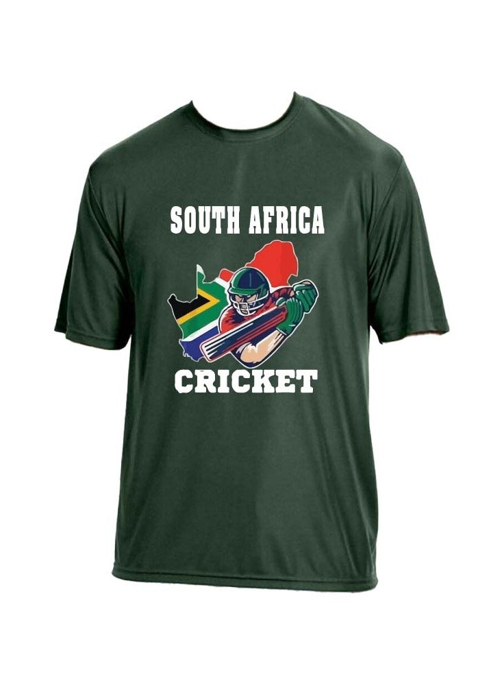 South Africa Unisex Sports Jersey T-Shirt Set - T-Shirt,Drawstring Bag,Cap - T-Shirt,Scarf,Cap - South Africa Sports Fan Jersey T-Shirt - Gift Set for Events, Matches  - Image 5